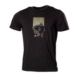 T-shirt Nash Make It Happen Fisch Logo Schwarz S