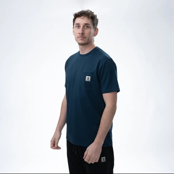 T-shirt Nash Make It Happen mit Tasche Blau
