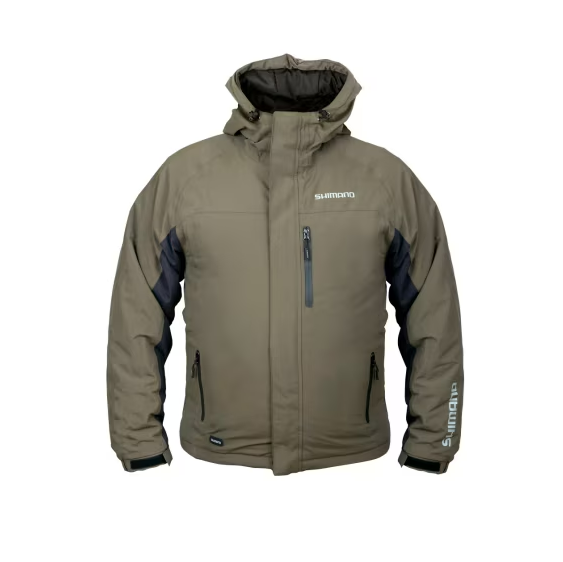 Wasserdichte Jacke Shimano Gepolstert Grün