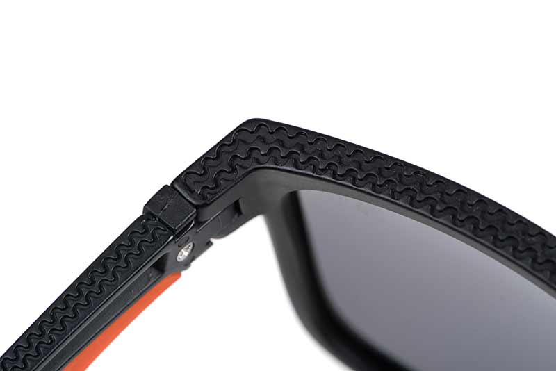 Sonnenbrillen gepolt Fox Kollektion Schwarz und Orange