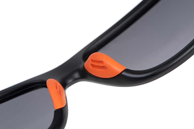 Sonnenbrillen gepolt Fox Kollektion Schwarz und Orange