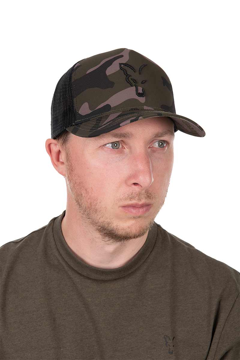 Gorra Fox Trucker Schwarz-Tarn