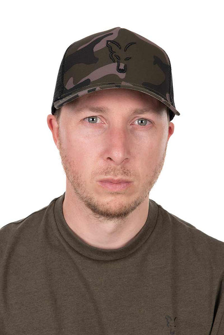 Gorra Fox Trucker Schwarz-Tarn