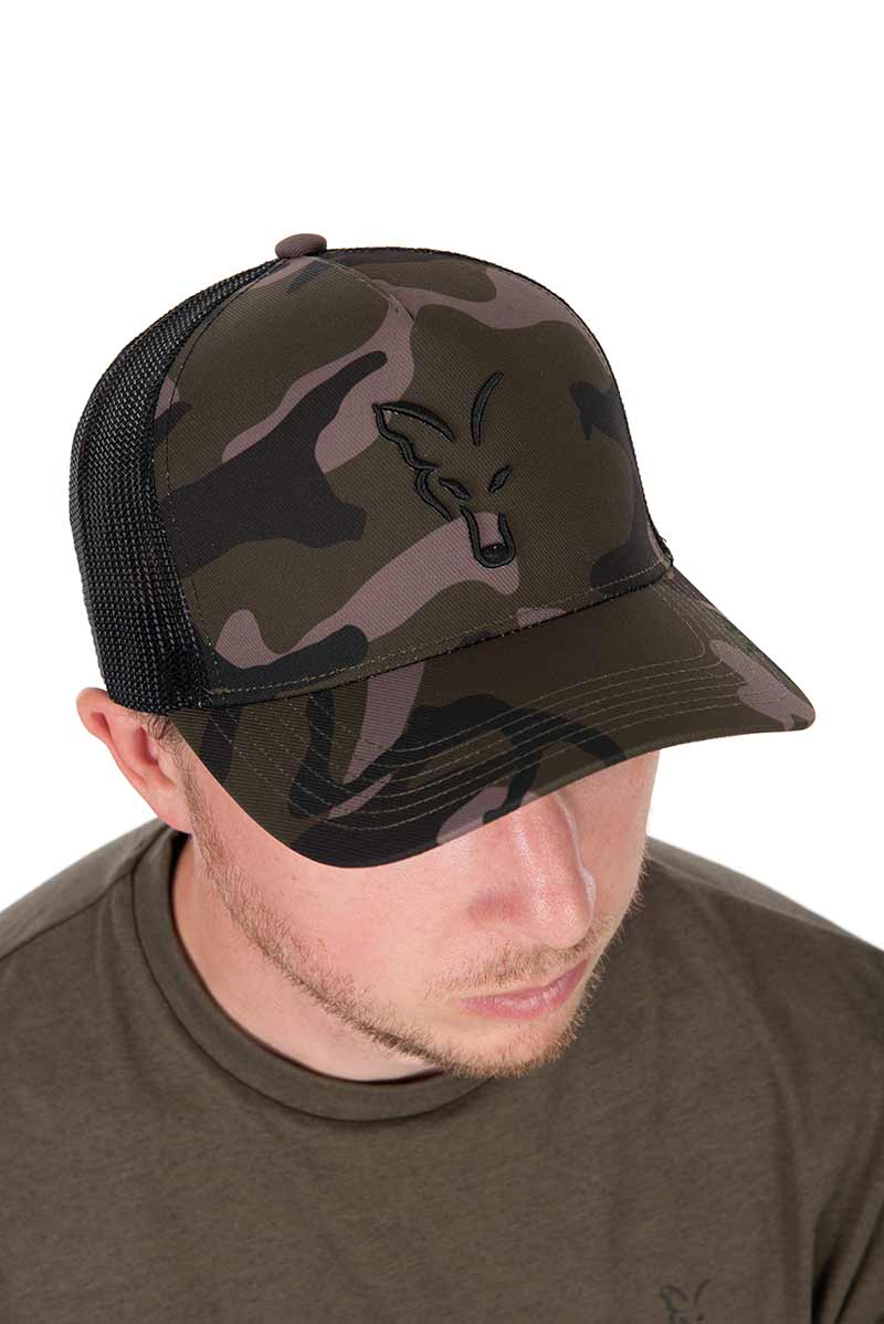 Gorra Fox Trucker Schwarz-Tarn