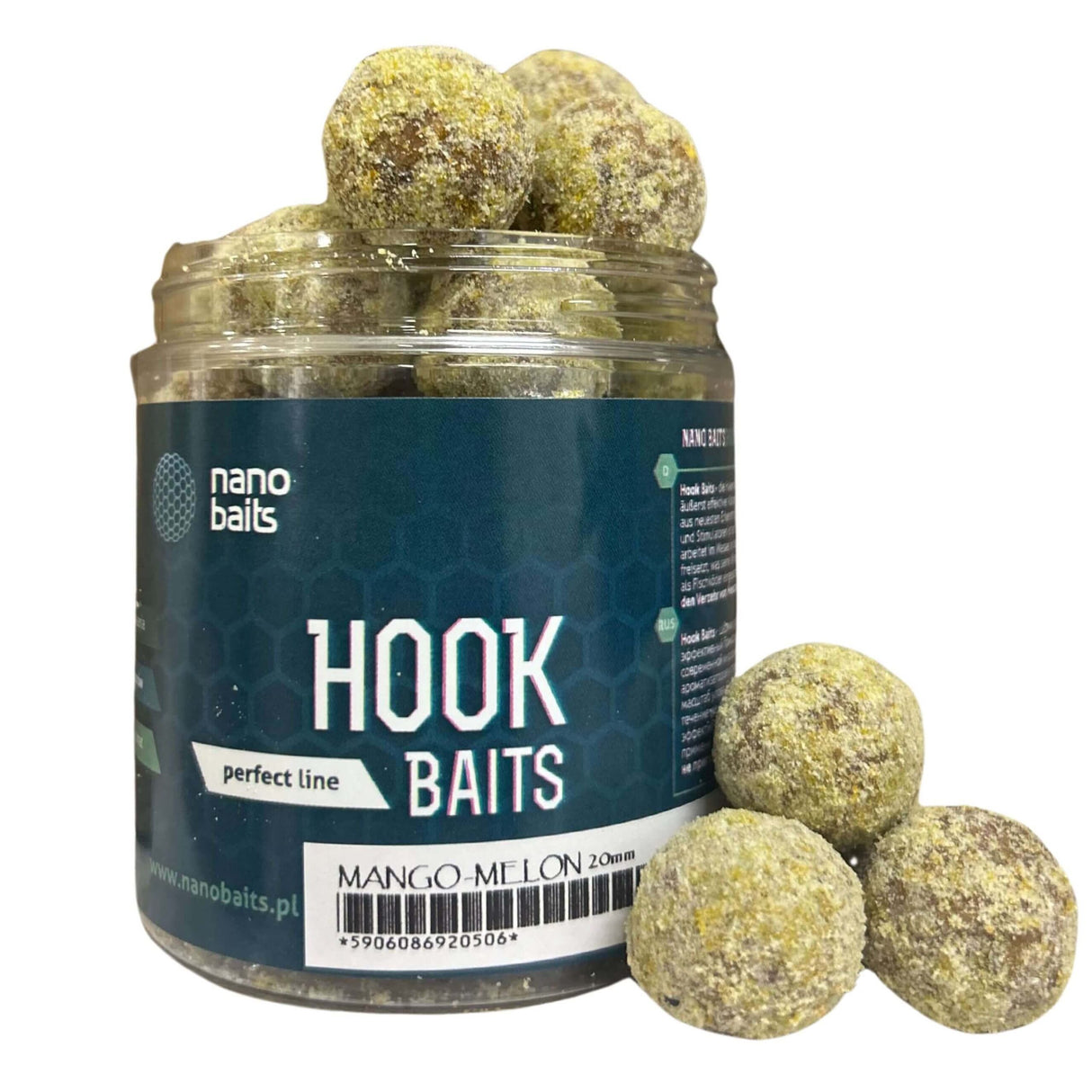 Hard Hook Baits Nano Baits Melonengriff 18 mm