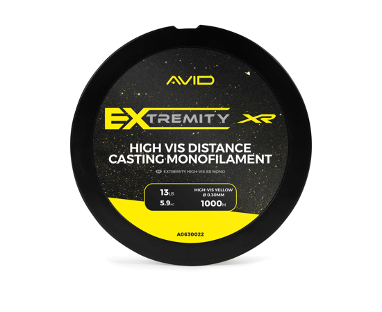 Thema Avid Carp Extremität Hi-Vis Mono 1000 m