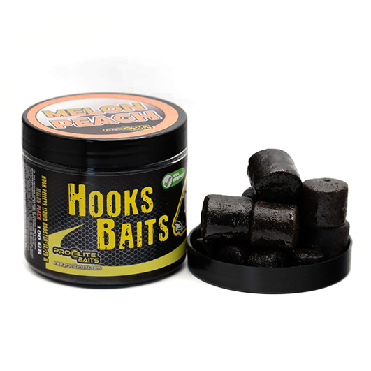 Haken Pellets in Flüssigkeit Pro Elite Baits Melone & Peach 14-20 mm