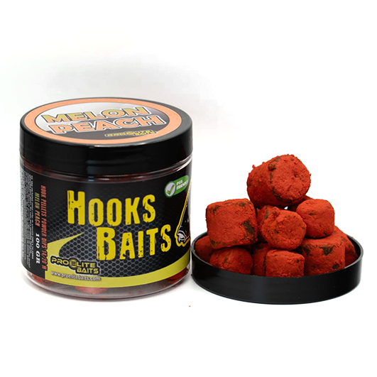 Haken Pellets gepudert Pro Elite Baits Melone & Peach 14-20 mm