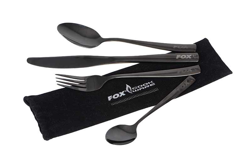 Besteckset Fox CookWare schwarzer Edelstahl