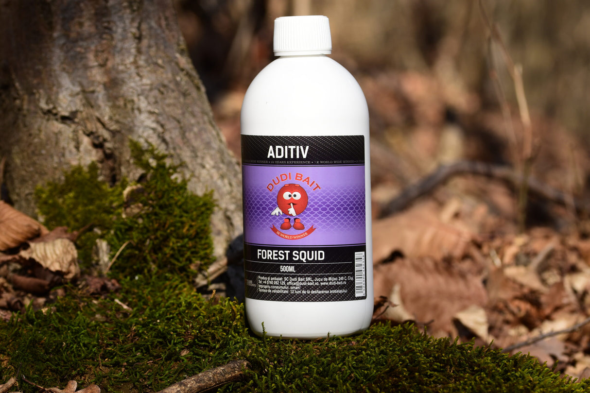 Enhancer flüssig Dudi Bait Wald Squid 500 ml