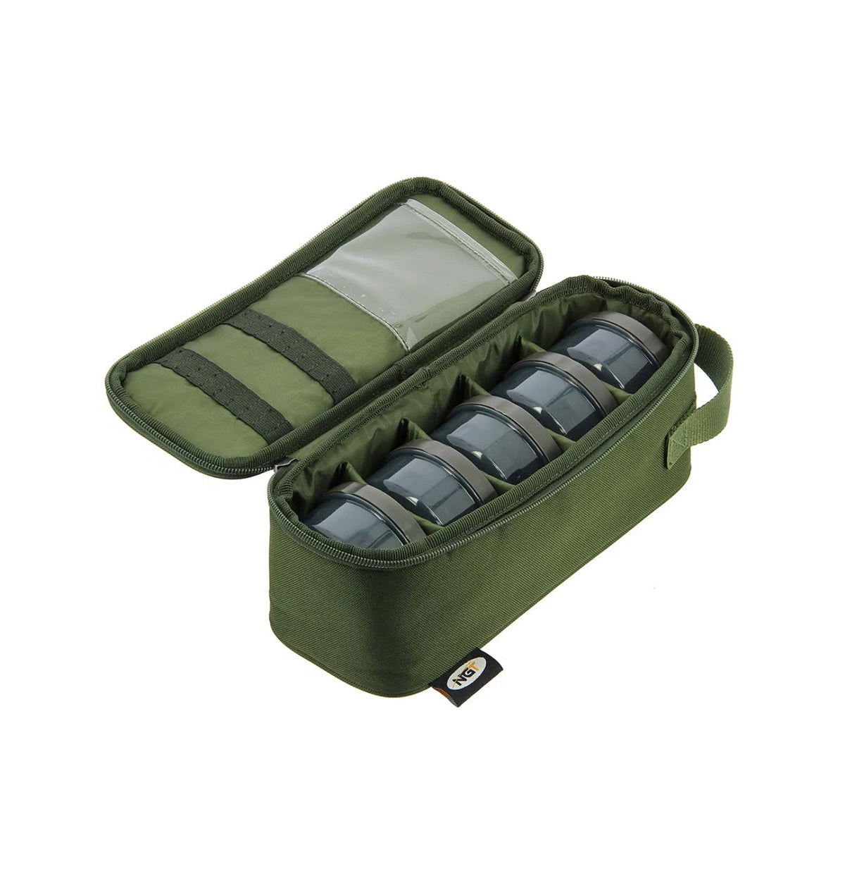 Angeltasche von 5 Ködertöpfen {{062cabc8a7a7a8e52a0f6635d4f13283cf}}