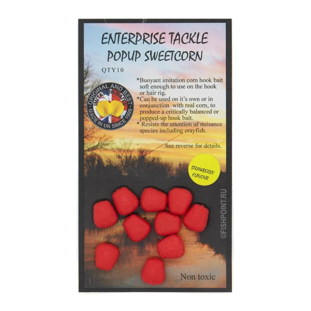 Schwebender Mais Enterprise Aufpoppen Sweetcorn Erdbeerrot