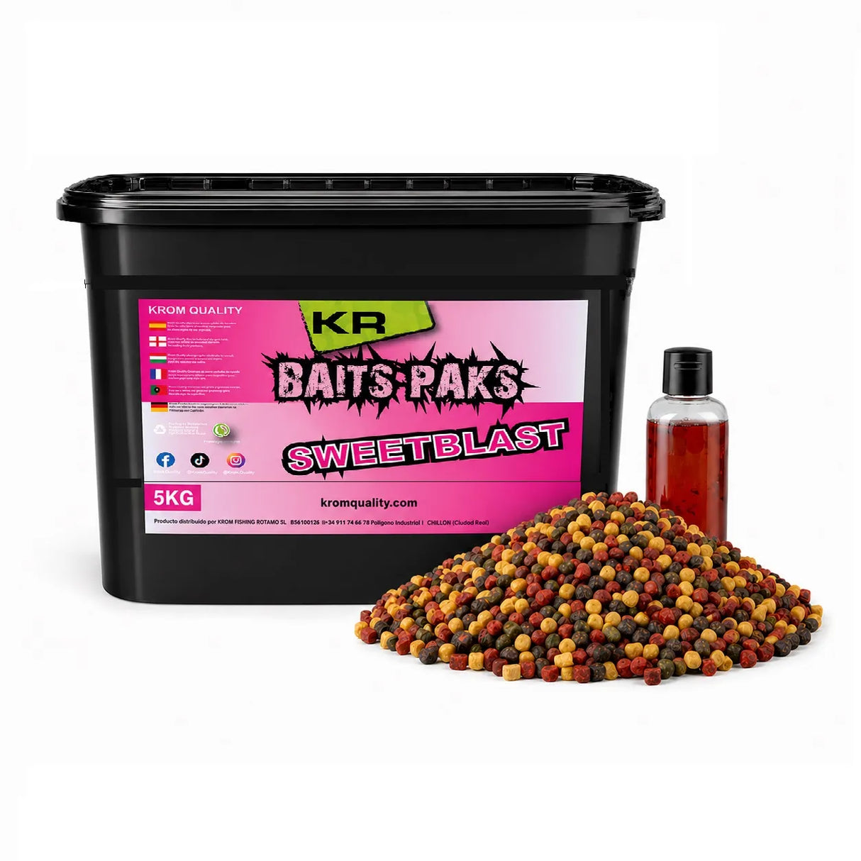 mischen Pellets Krom Quality Baits Pakete Sweet Blast 5KG
