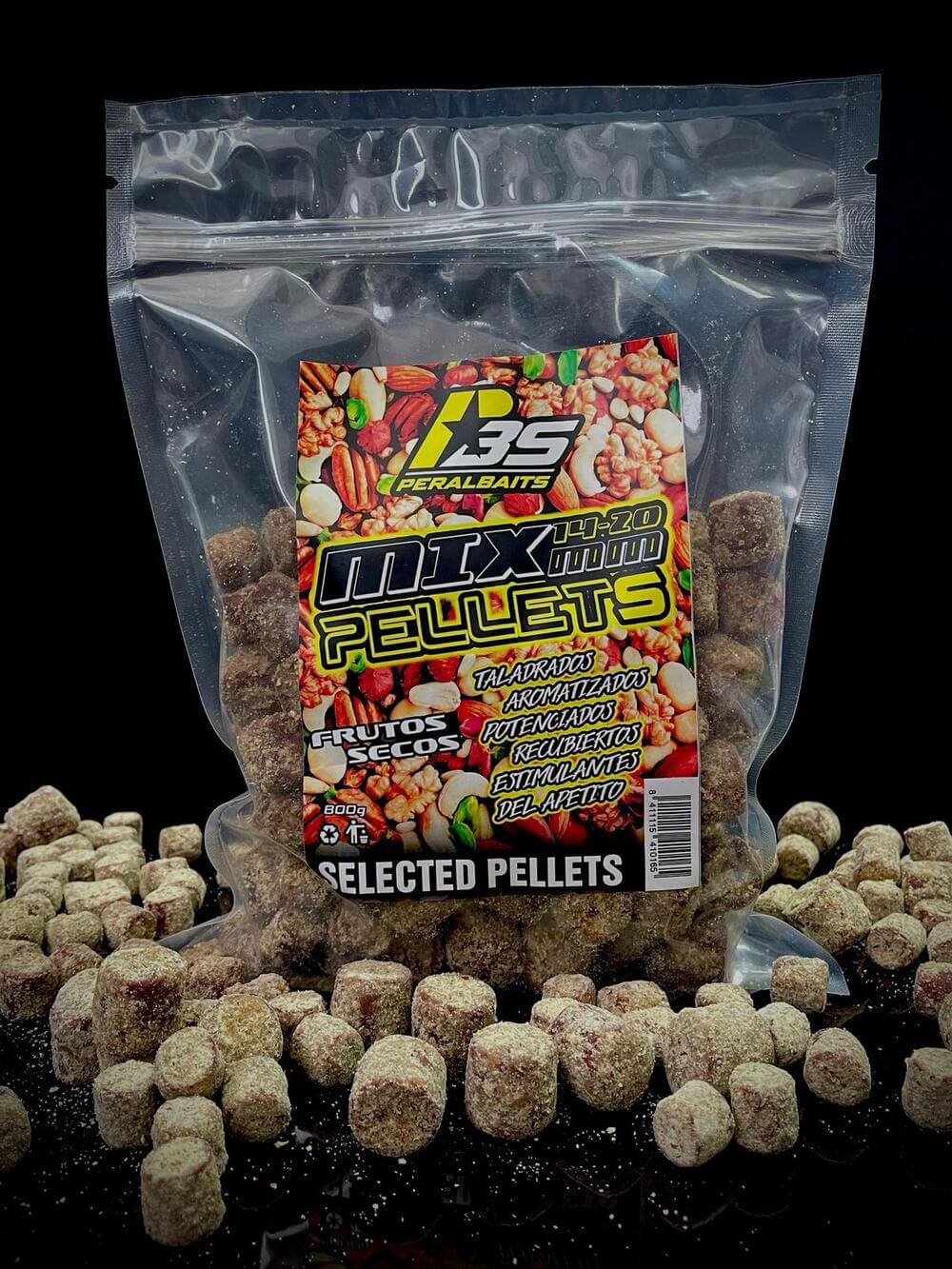 Pellets mischen Peralbaits Getrocknete Früchte 14-20 mm