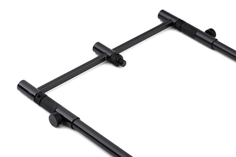 Pack 2 Buzz bars Fox Black Label 3 cañas ajustables 22 - 25 cm - Tienda Carpfishing