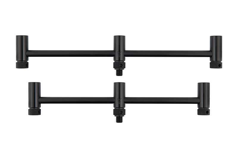 Pack 2 Buzz bars Fox Black Label 3 cañas ajustables 22 - 25 cm - Tienda Carpfishing