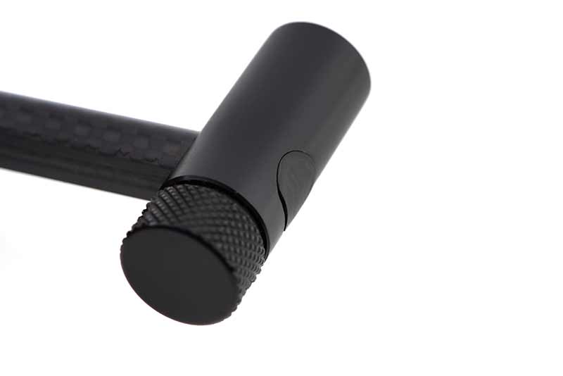 Pack 2 Buzz bars ajustables Fox Black Label Carbon 2 cañas 11 - 12,5 cm - Tienda Carpfishing