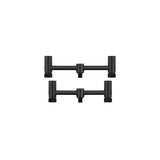 Packung 2 Buzz bars einstellbar Fox Black Label Kohlenstoff 2 ruten 11 - 12,5 cm