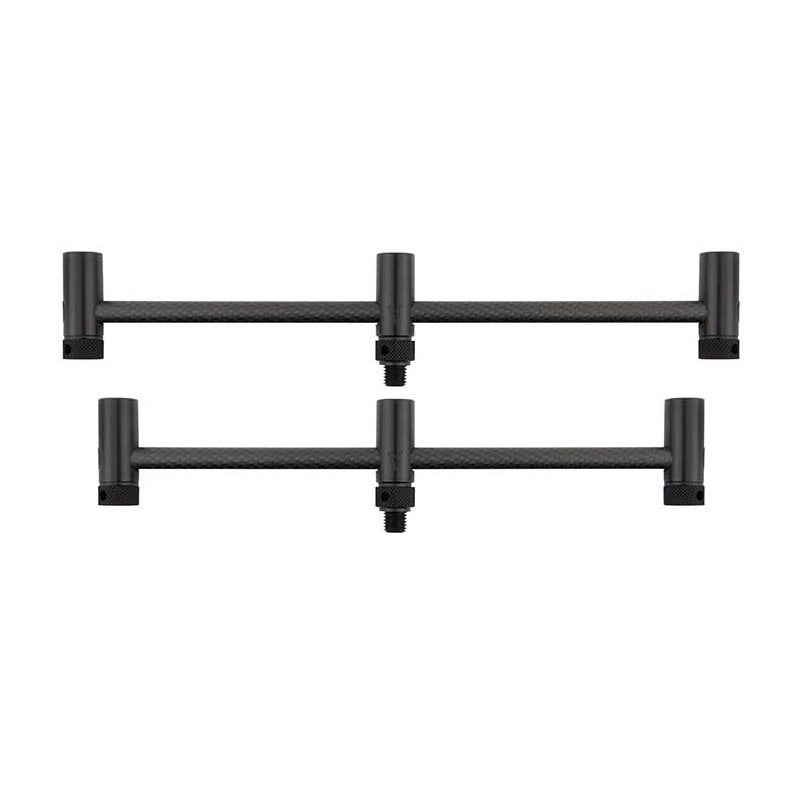 Packung 2 Buzz bars einstellbar Fox Black Label Kohlenstoff 3 ruten 22 - 25 cm