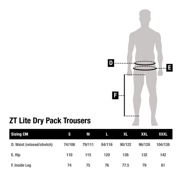 Wasserdichte Hose Nash ZT Lite Dry Pack