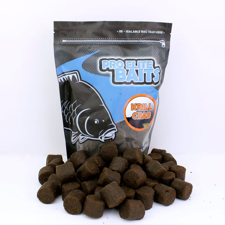 Pellets Pro Elite Baits Krill Crab 28 mm - Tienda Carpfishing