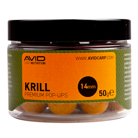 Pop ups Avid Carp Premium Krill 14 mm - Tienda Carpfishing
