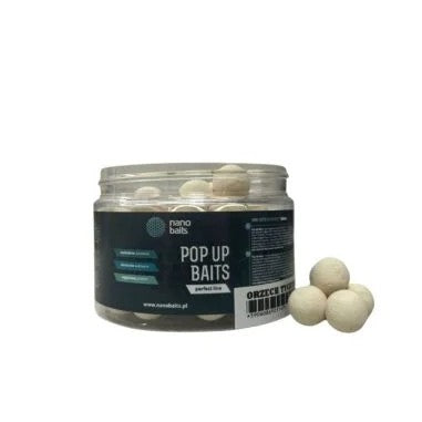 Pop Ups Nano Baits Squid Weiß 15 mm