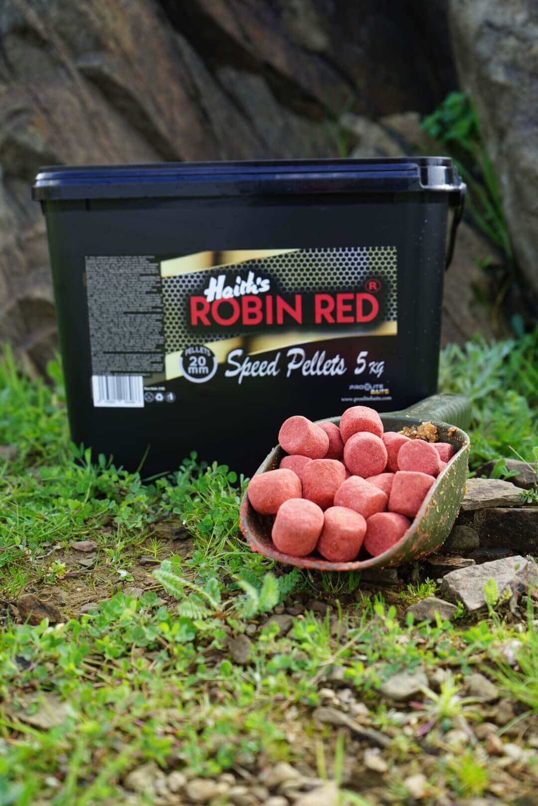 Geschwindigkeit Pellets Pro Elite Baits Gold Robin Red 20 mm 5 Kg