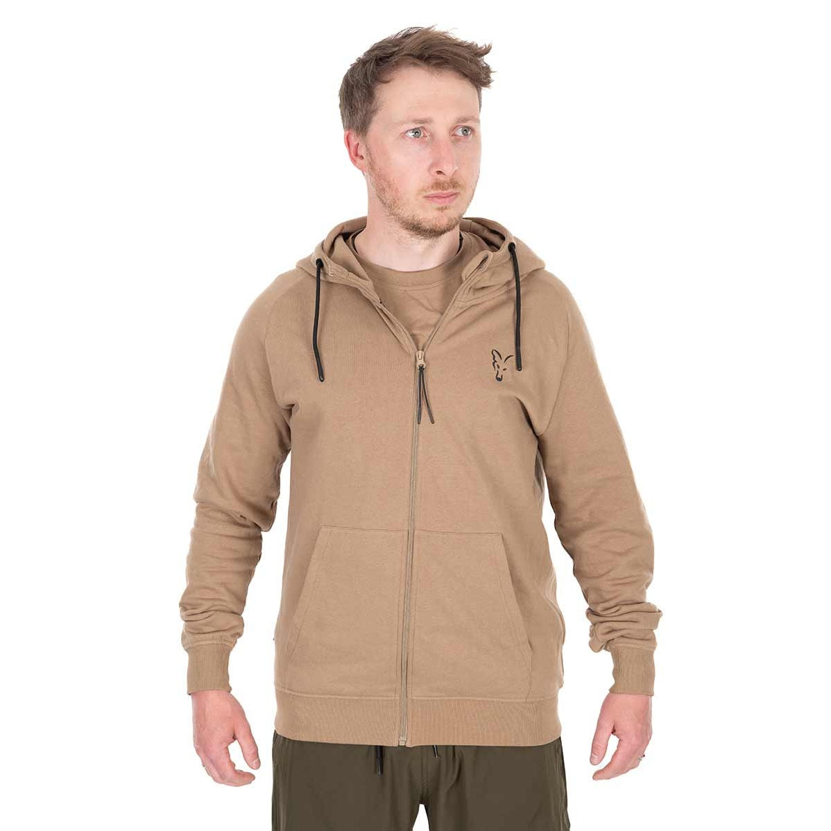Sweatshirt Fox LW Tan Ltd Edition Kapuzenpulli mit Reißverschluss