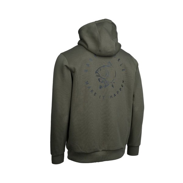 Sweatshirt Nash Make It Happen Carp Logo Grün