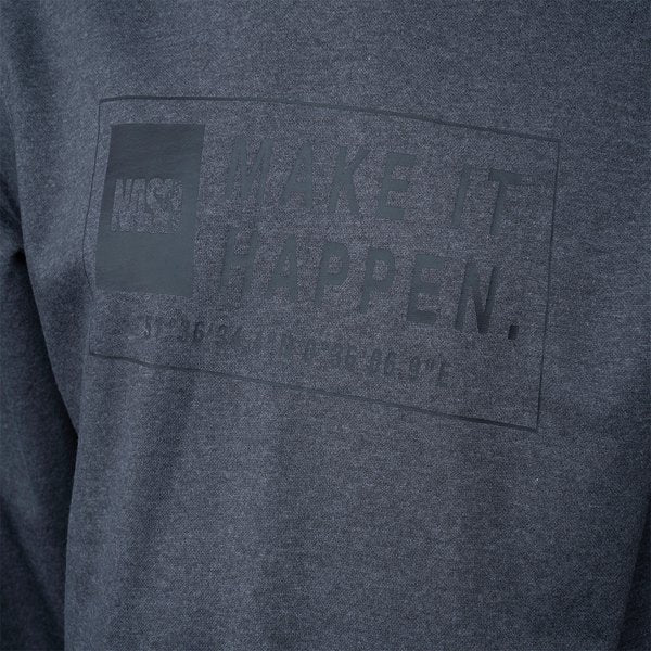 Sweatshirt Nash Make It Happen Coordinates Blau Grau