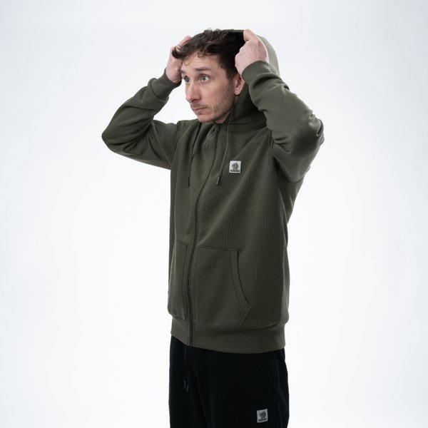 Sweatshirt Nash Make It Happen mit Reißverschluss Grün