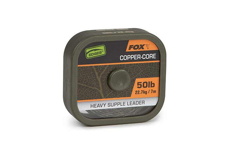 Trenzado Fox Edges Naturals Copper-Core 7 m - Tienda Carpfishing