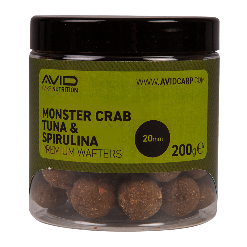 Wafters Avid Carp Premium Monster Crab Thunfisch & Spirulina 20 mm