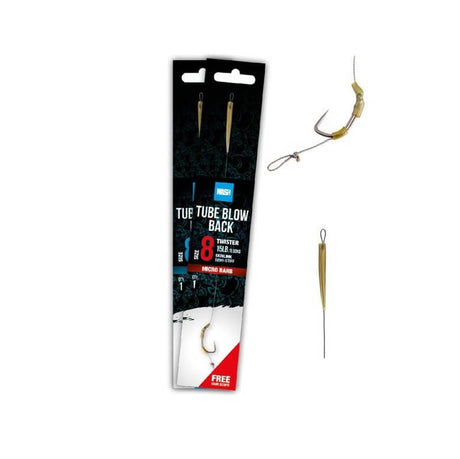 Anzuelos montados Nash Tube Blow Back Rig - Tienda Carpfishing