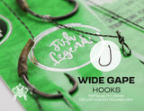Anzuelos montados Zfish Wide Gape - Tienda Carpfishing