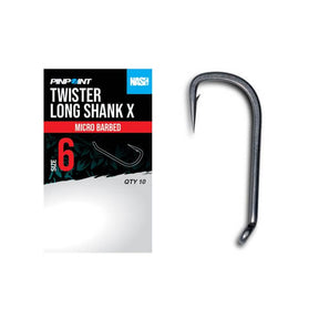 Anzuelos Nash Twister Long Shank X - Tienda Carpfishing