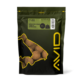 Boilies Avid Carp Premium Monster Crab Tuna & Spirulina 24 mm - Tienda Carpfishing