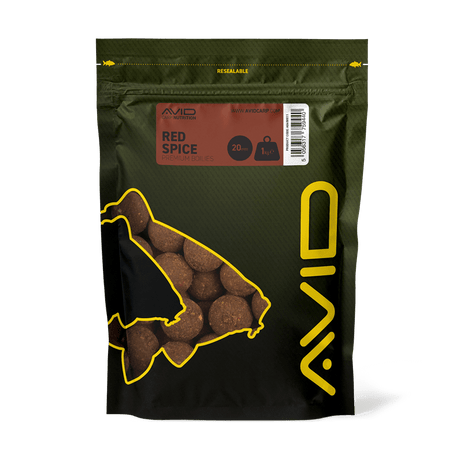 Boilies Avid Carp Premium Red Spice 20 mm - Tienda Carpfishing