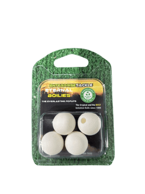 Boilies Pop Ups Enterprise blanco 18 mm - Tienda Carpfishing