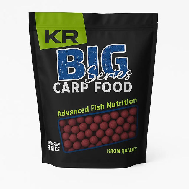 Boilies Solubles Krom Quality KR100 Krill & Garlic 12/16 mm 2,5KG - Tienda Carpfishing
