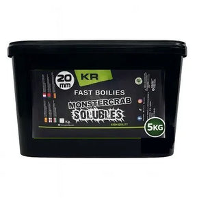 Boilies Solubles Krom Quality KR600 Monster Crab 20 mm 5KG - Tienda Carpfishing