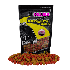 Boilies Solubles Pro Elite Baits Banana Strawberry 20 mm 3,5 Kg - Tienda Carpfishing