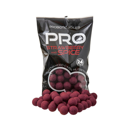 Boilies Starbaits Probiotic Strawberry Spice 24 mm - Tienda Carpfishing