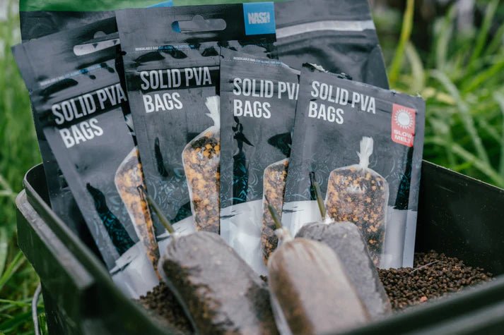 Bolsas de PVA lentas Nash 60x110 mm - Tienda Carpfishing