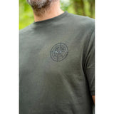 Camiseta Avid Carp Bearing Verde - Tienda Carpfishing