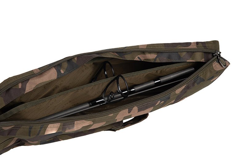 Cañero 2 cañas 12 pies Fox Camolite Spod Marker Double Sleeves - Tienda Carpfishing