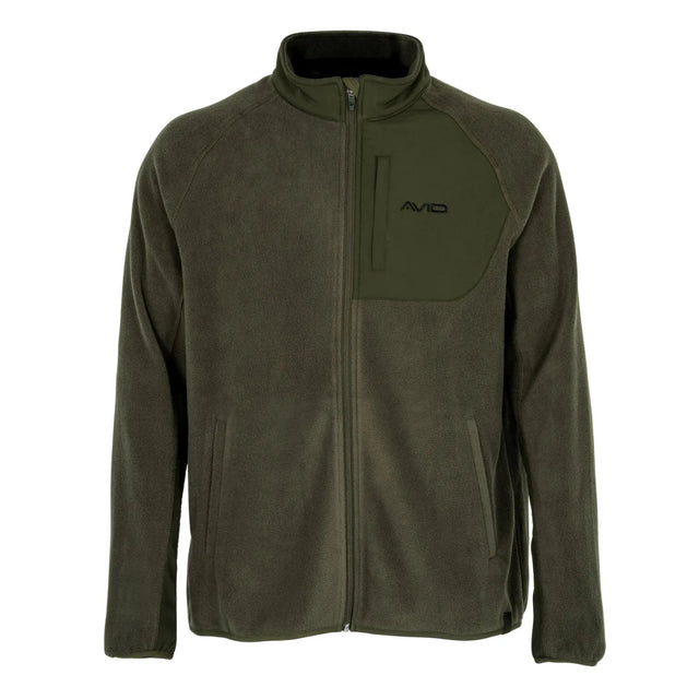 Chaqueta de forro polar Avid Carp Technical Verde - Tienda Carpfishing