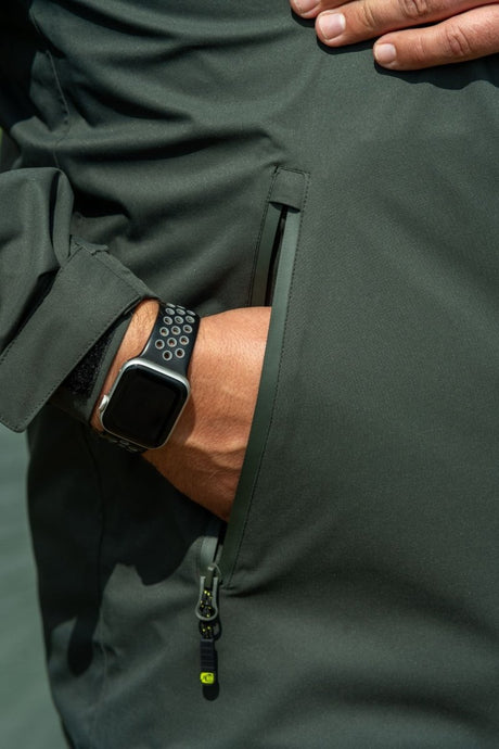 Chaqueta Ridge Monkey Impermeable APEarel ThermaPro Verde - Tienda Carpfishing