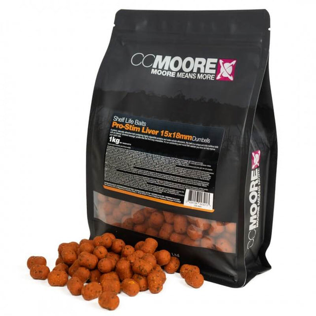 Dumbells Ccmoore Pro - Stim Liver 10 - 15 mm - Tienda Carpfishing
